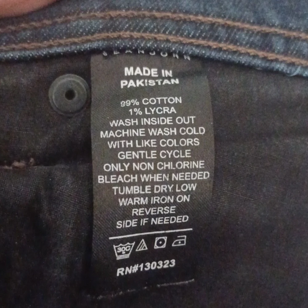 SEAN JEAN Dark Blue Denim Jeans, 38W / 32L - Picture 7 of 8